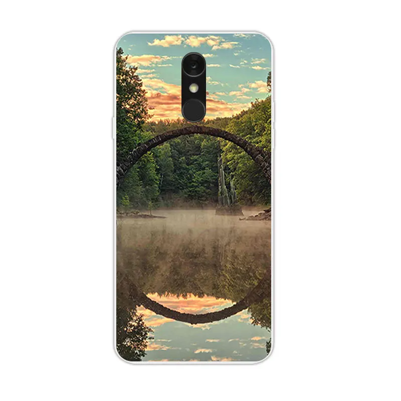 Прозрачный ТПУ для LG Q7 + задняя крышка телефона 5 дюйма Искусственный Мягкий