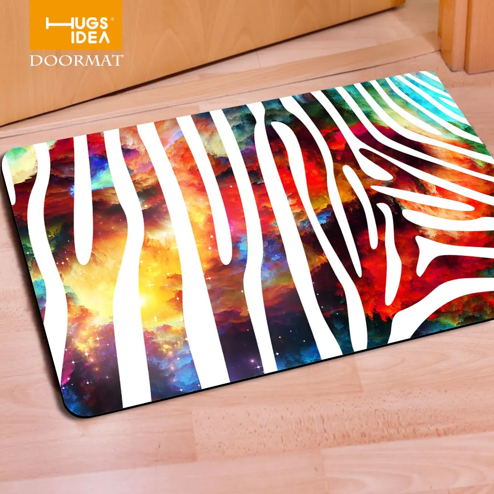 HUGSIDEA Galaxy Space приветствуются леопардовые меховые ковры для украшения дома