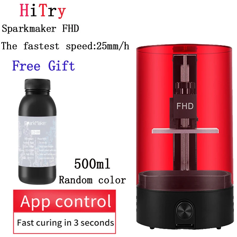 Sparkmaker 3d принтер FHD УФ полимерный принтер 405um Высокоточный Настольный SLA DLP lcd 3d принтер для ювелирных изделий Impresora 3d
