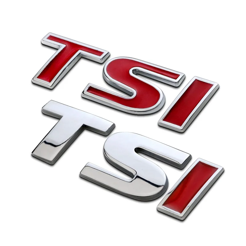 4 Движения бар TSI буквенная Эмблема Для VW автостайлинг багажник разрядки логотип для Volkswagen CC Sigatar Tiguan Passat Bora