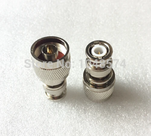 free shipping N male plug to BNC male plug coaxial connector RF adapter