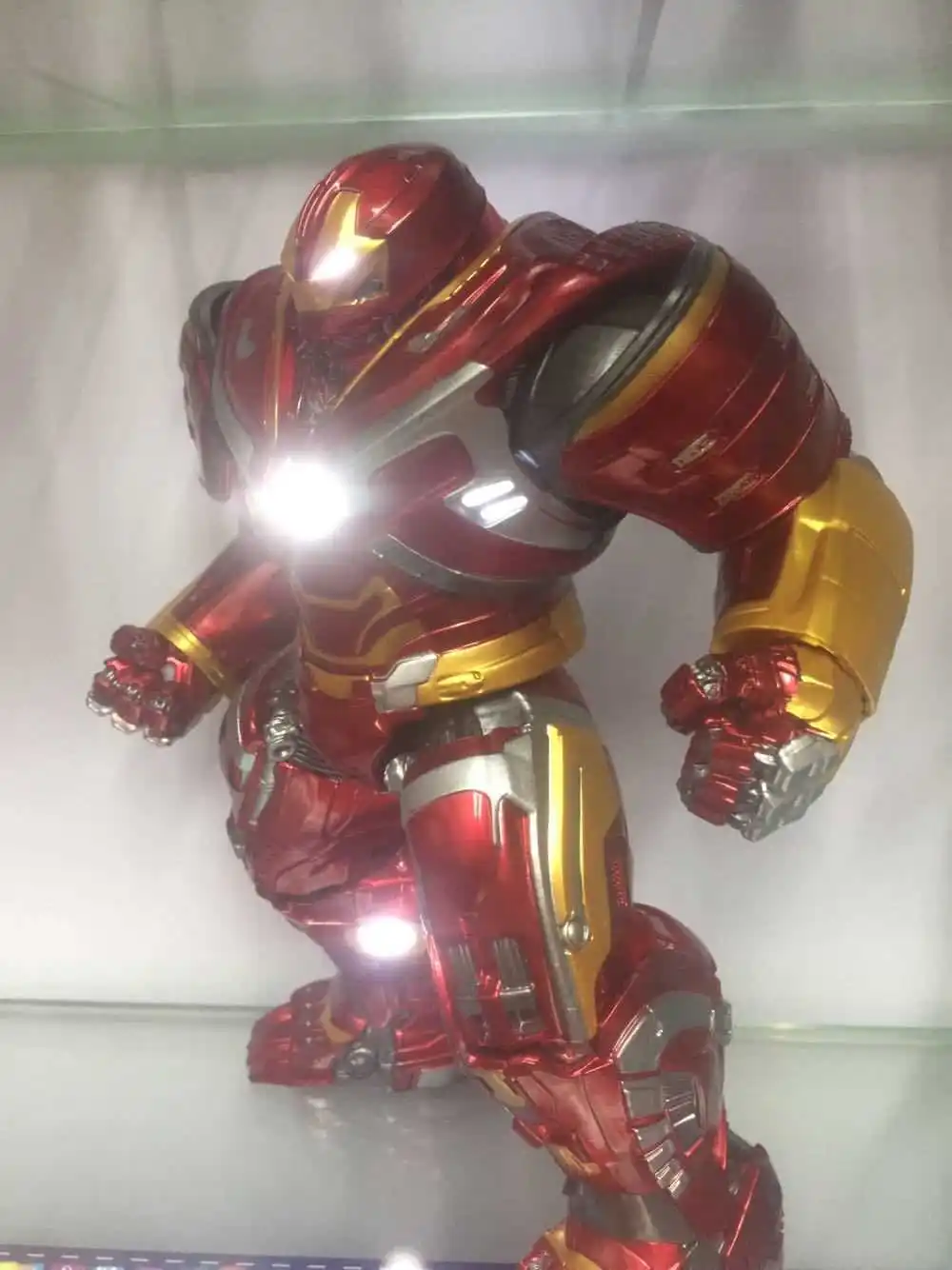 New Hot! 20CM Avengers 3 Infinity War Iron Man Hulkbuster MK44 Armor With LED Light PVC Figure Model Toys Collectible Gift Dolls | Игрушки и