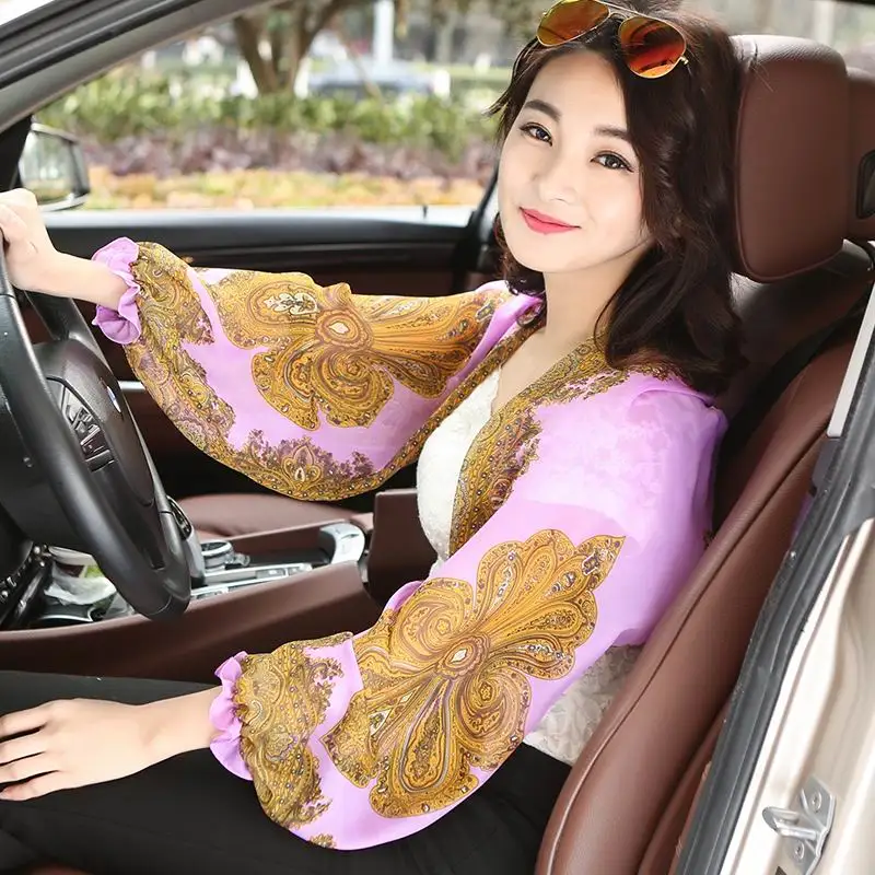 Шарф Летний многофункциональный солнцезащитный шаль обертывание женщин анти УФ