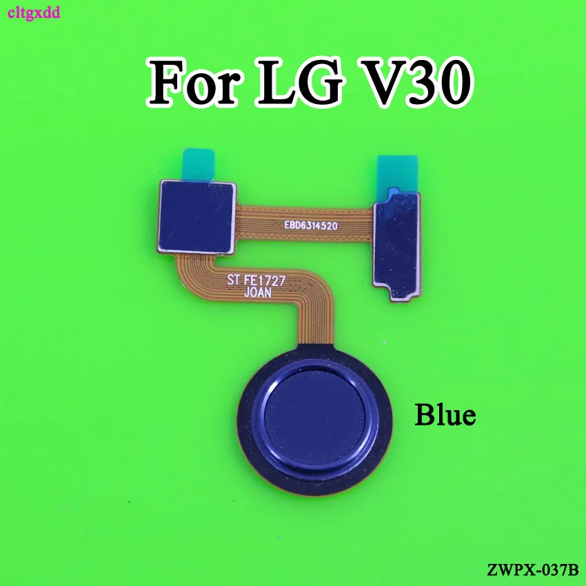 Cltgxdd для LG V30 + сканер отпечатков пальцев сенсор Главная Кнопка Разъем гибкий