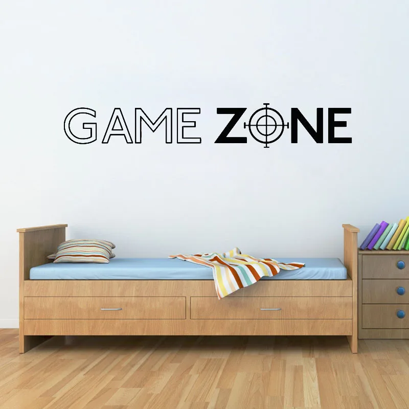 

Game Zone Play PS3 PS4 Quote Wall Art Stickers Decals Door Decor Home Decoration Sticker Vinyl Mural Gamer Decal Bedroom G144