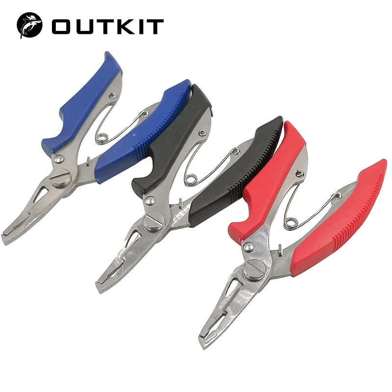 OUTKIT удобные рыболовные ножницы из нержавеющей стали плоскогубцы резак для лески