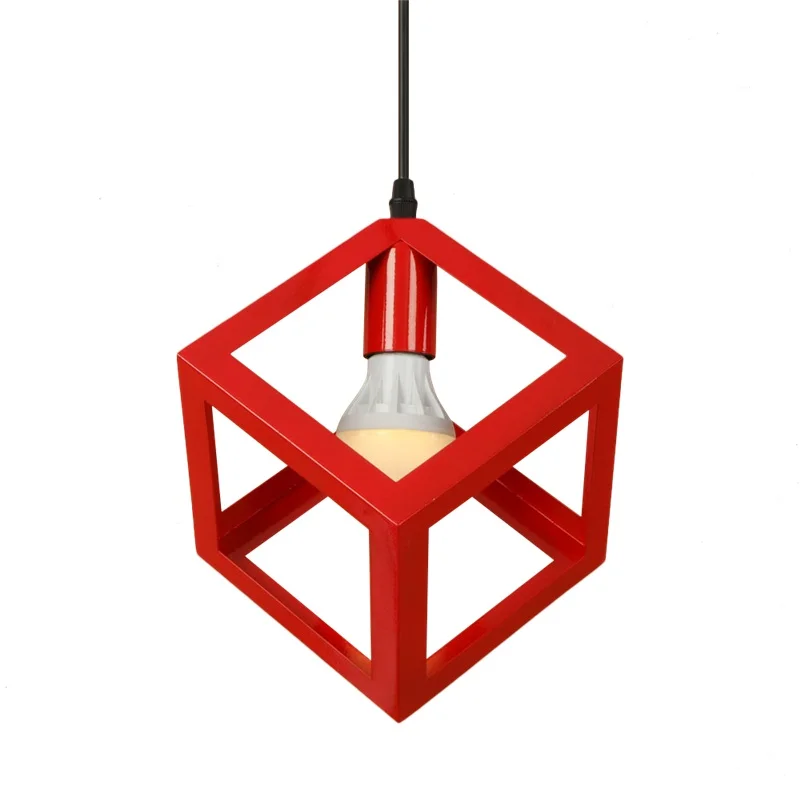Промышленные винтажные железные Droplight Лофт стиль креативные Квадратные