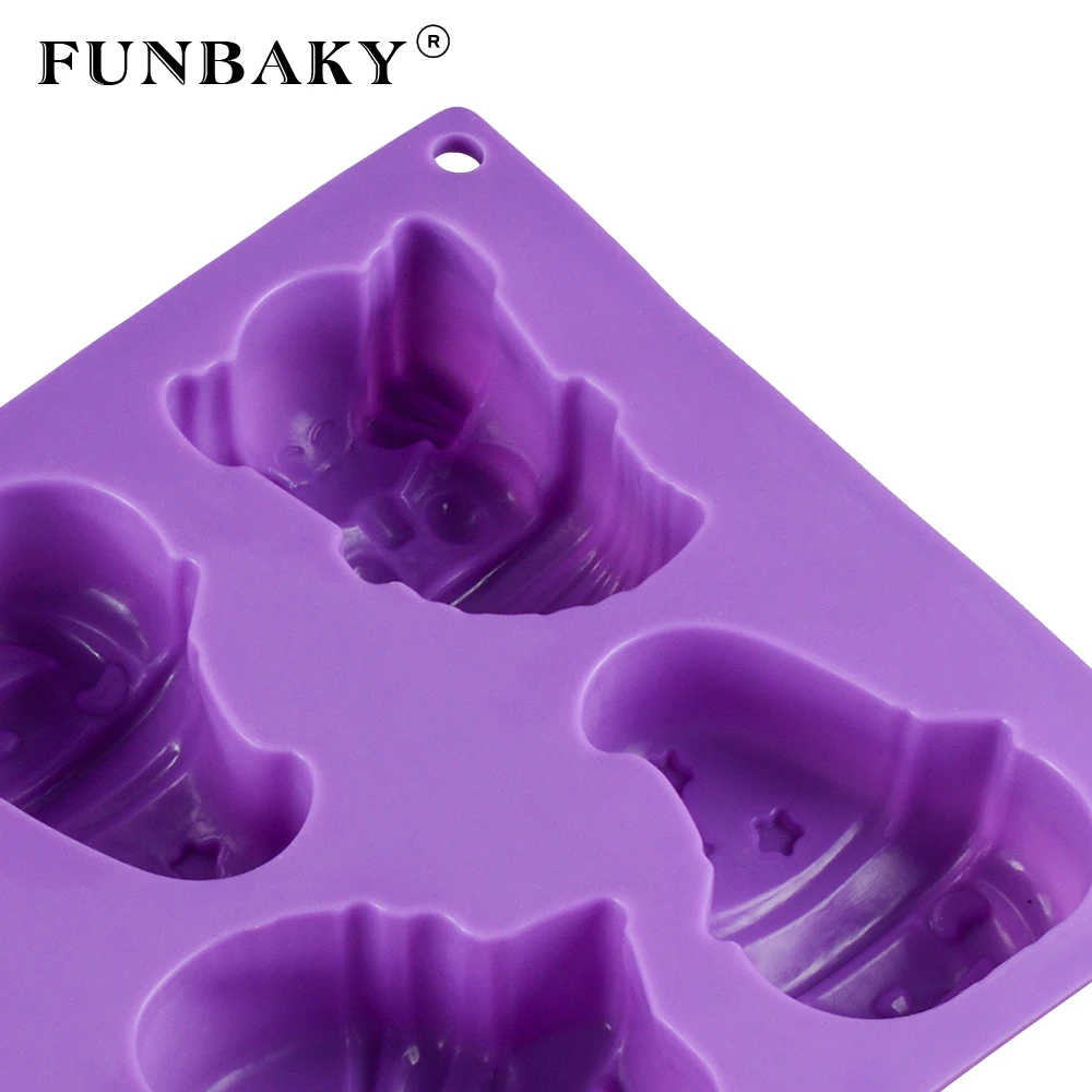 FUNBAKY 3D Хэллоуин мусс силиконовая форма для торта декоративная посуда выпечки