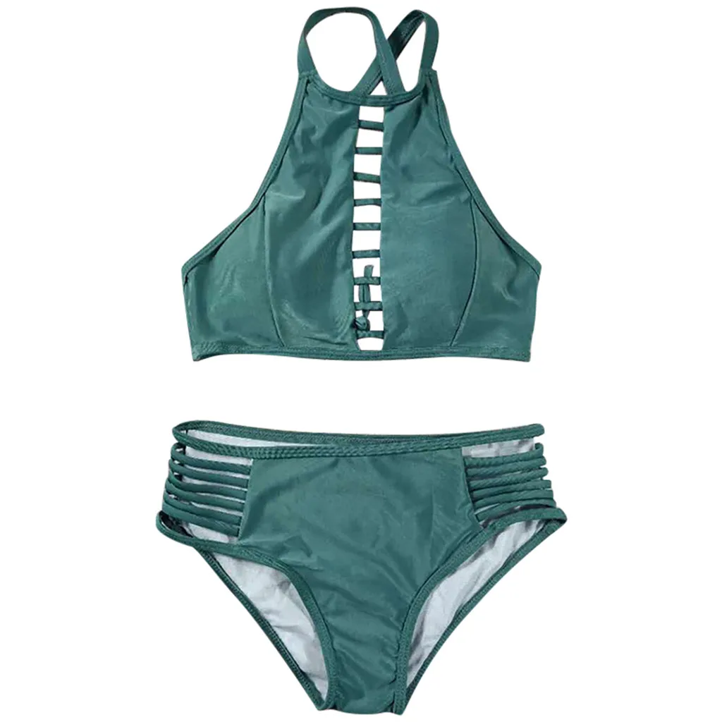 SAGACE костюмы из двух частей ажурные купальники купальник с овальным вырезом