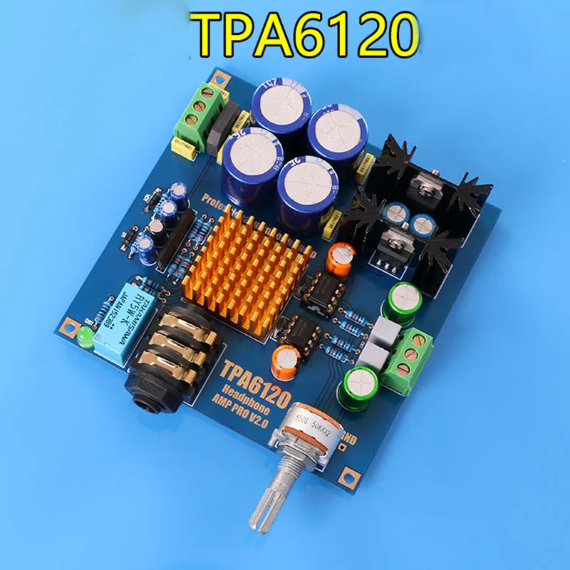 TPA6120 HiFi усилитель для наушников плата Amplificador TPA6120A2 усилитель для наушников DIY комплекты