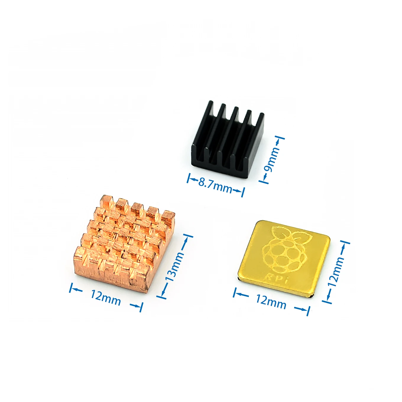Raspberry Pi 3 Model B + плюс радиатор 1 алюминий 2 меди с логотипом охлаждающая Подушка