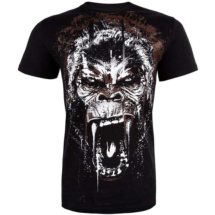 MMA Angry gorilla быстросохнущая футболка с короткими рукавами для занятий фитнесом