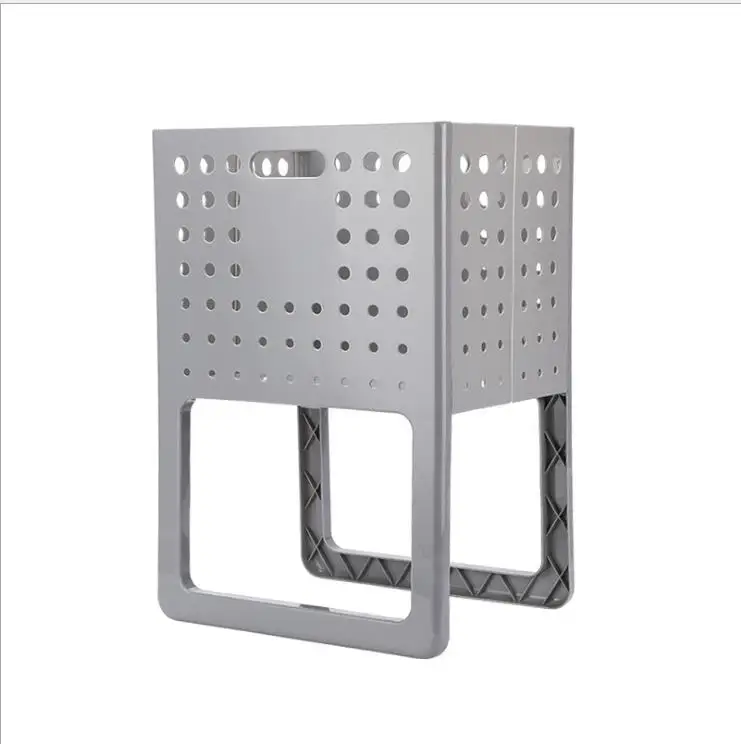 Folding debris storage basket with lege hollow portable hamper home rack clothing towel | Дом и сад