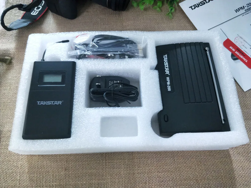 UHF беспроводной в ухо сценический монитор система TAKSTAR в ухо сценический беспроводной монитор система 4 приемника+ 1 передатчик WPM-200