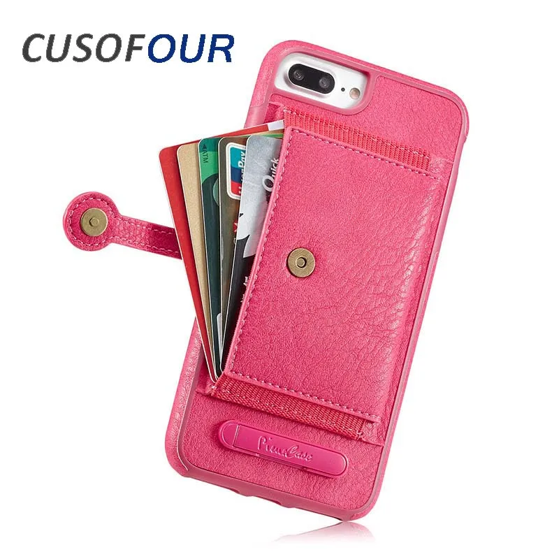 CUSOFOUR из искусственной кожи чехол для iPhone X 8 7 6 6s плюс роскошный задняя крышка