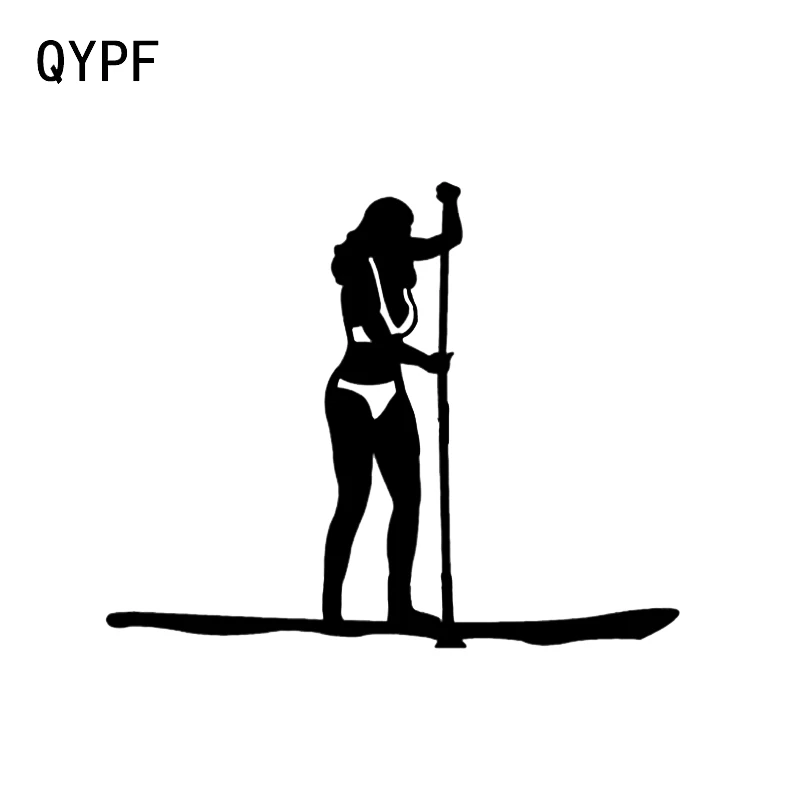 QYPF 14 8*12 1 см лопатка декор для каноэ Стайлинг автомобиля стикер силуэт виниловые