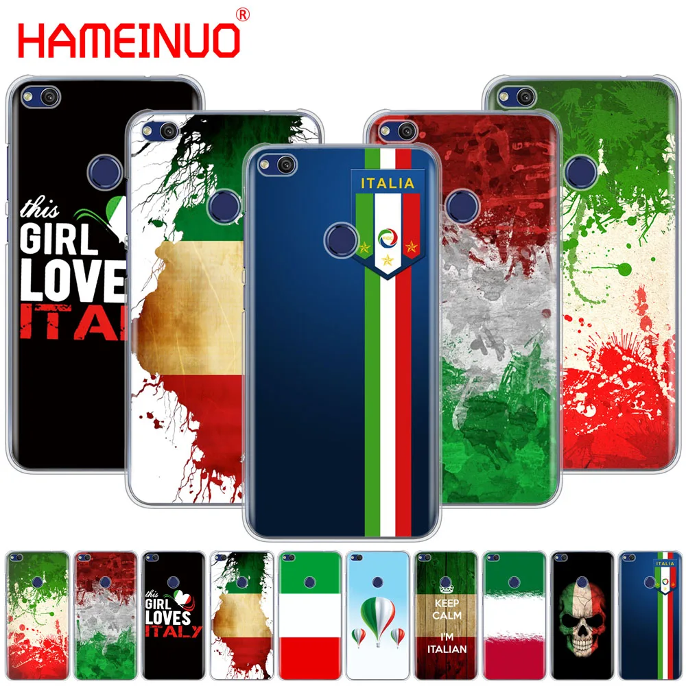 HAMEINUO чехол с итальянским флагом для телефона huawei Ascend P7 P8 P9 P10 P20 lite plus pro G9 G8 G7