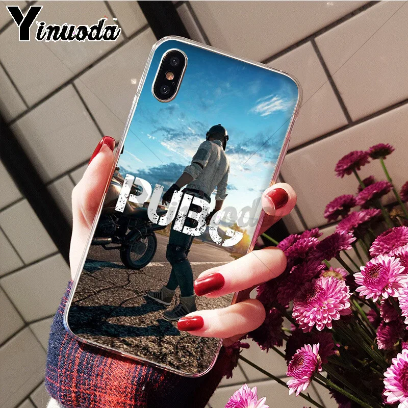 A11 Yinuoda Playerunknown's Battlegrounds PUBG TPU чехол для телефона чехол для iPhone 8 7 6 6S Plus X XS MAX 5 5S SE XR мобильных телефонов - Цвет: A11