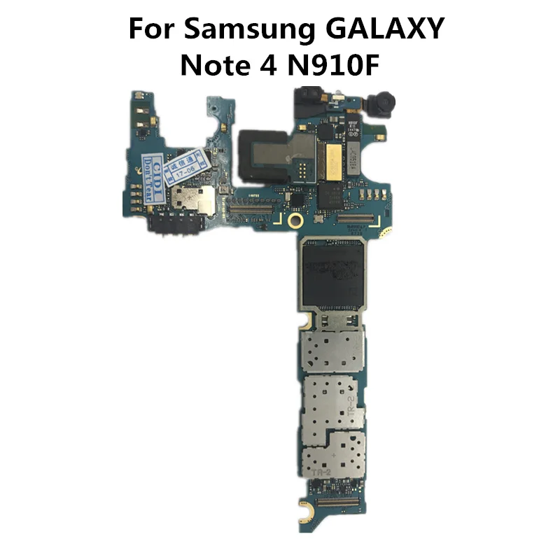 CIDI 32 Гб разблокирована и европейская версия для samsung galaxy note 4 N910F материнская плата с чипами хорошая работа
