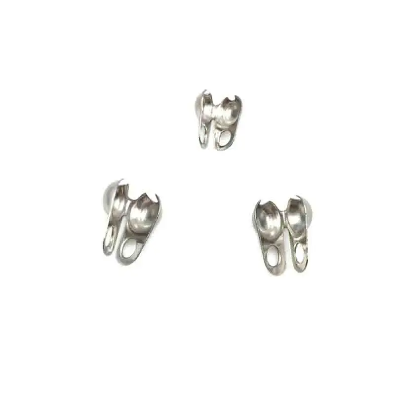 WIWI 50 шт./лот оптовая продажа пряжки из нержавеющей стали для бисера оболочки