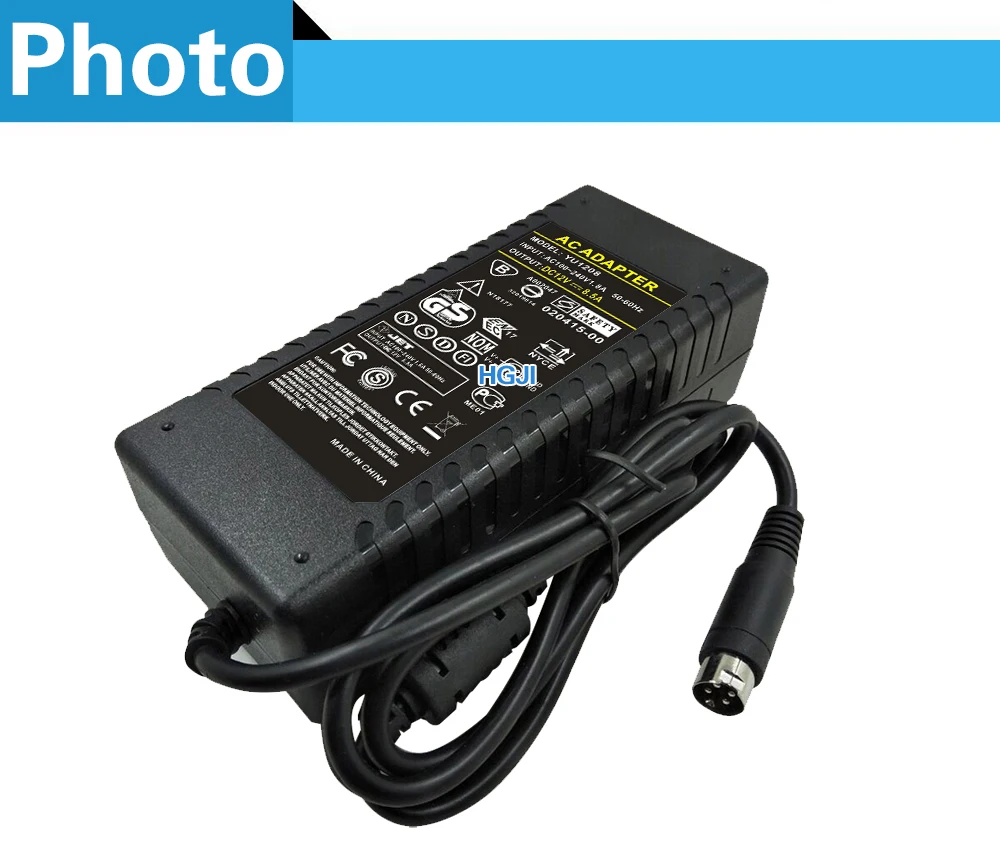 Переключение Мощность Supply12V 8A 4 контактный выключатель Мощность адаптер трансформатор для TCL ТВ Мощность 12V 8.5A четыре pin-код
