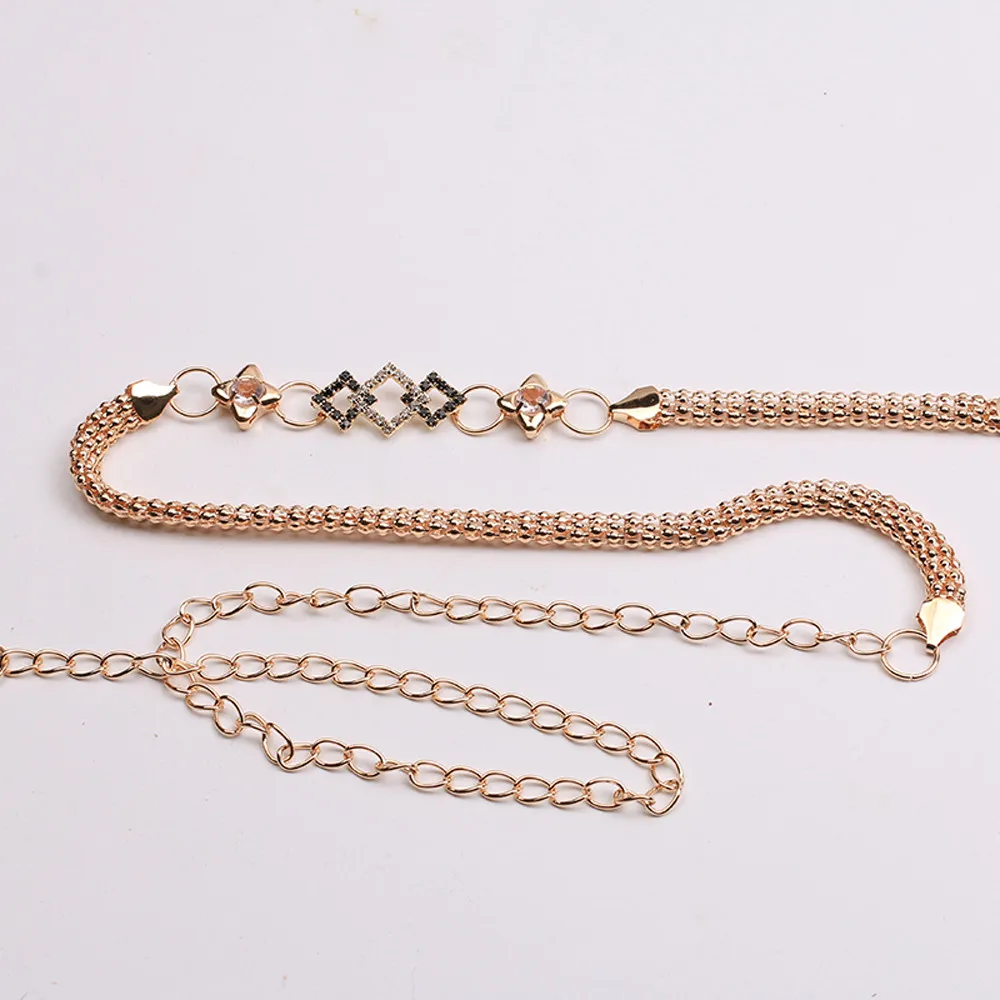 2019 NEW Women's Lady Fashion Metal Chain Style Belt Body match with other dress as accessory 3.6 | Аксессуары для одежды