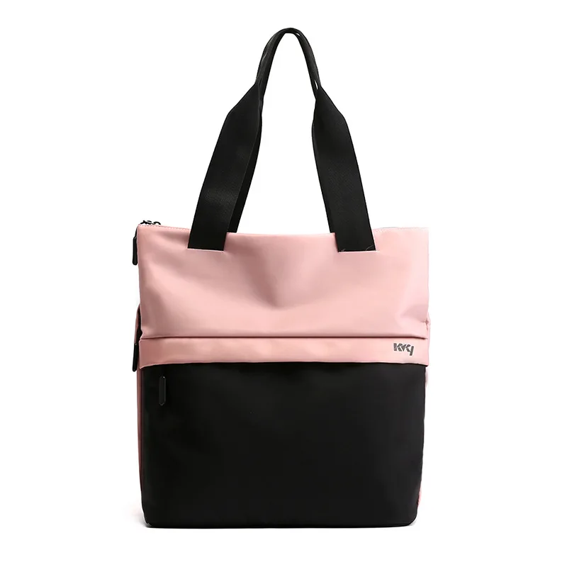 

New Big Waterproof Nylon Shoulder Messenger Bags Large Capacity Mother Package Women Travel Crossbody Handbag Contrast Color Bag