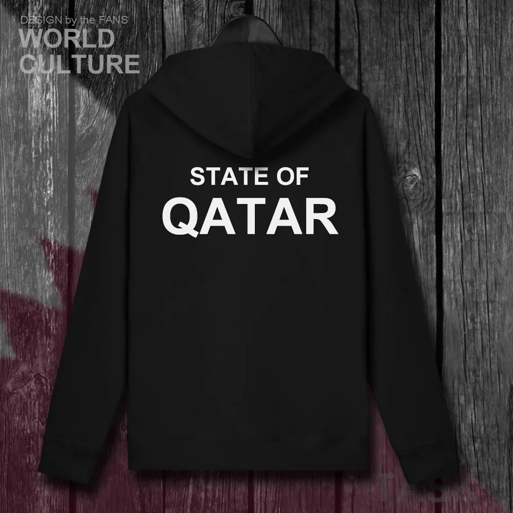 Qatari daulat QA мужские флисовые толстовки с капюшоном зимняя куртка майки и пальто