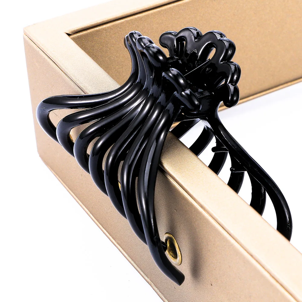 Горячая 1 шт. Женская модная пластиковая заколка для волос бабочка зажим