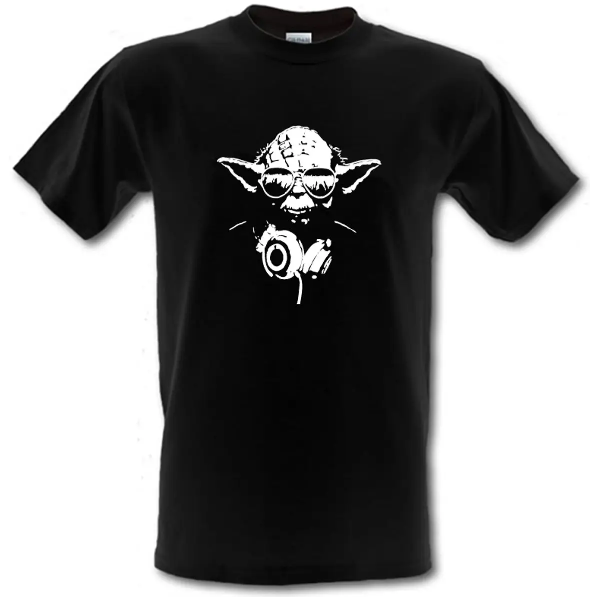 DJ YODA Звездные войны фильм тяжелый хлопок футболка Размеры от маленького до XXXL