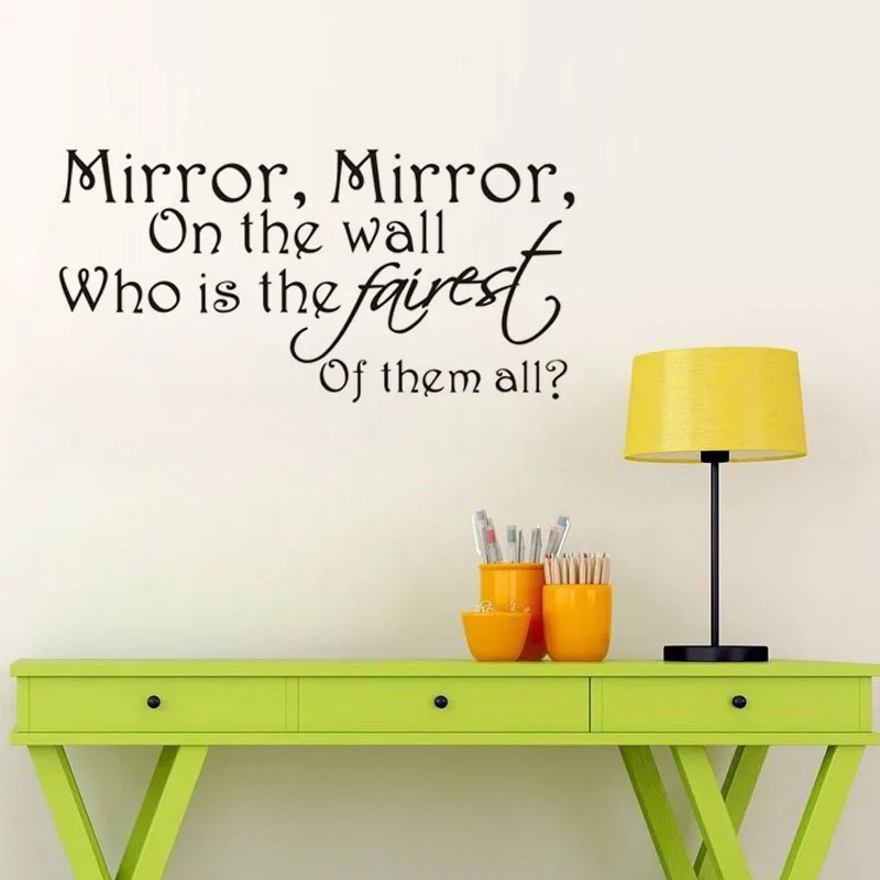 DCTOP Magic Mirror который является самым верным настенным стикером персонаж