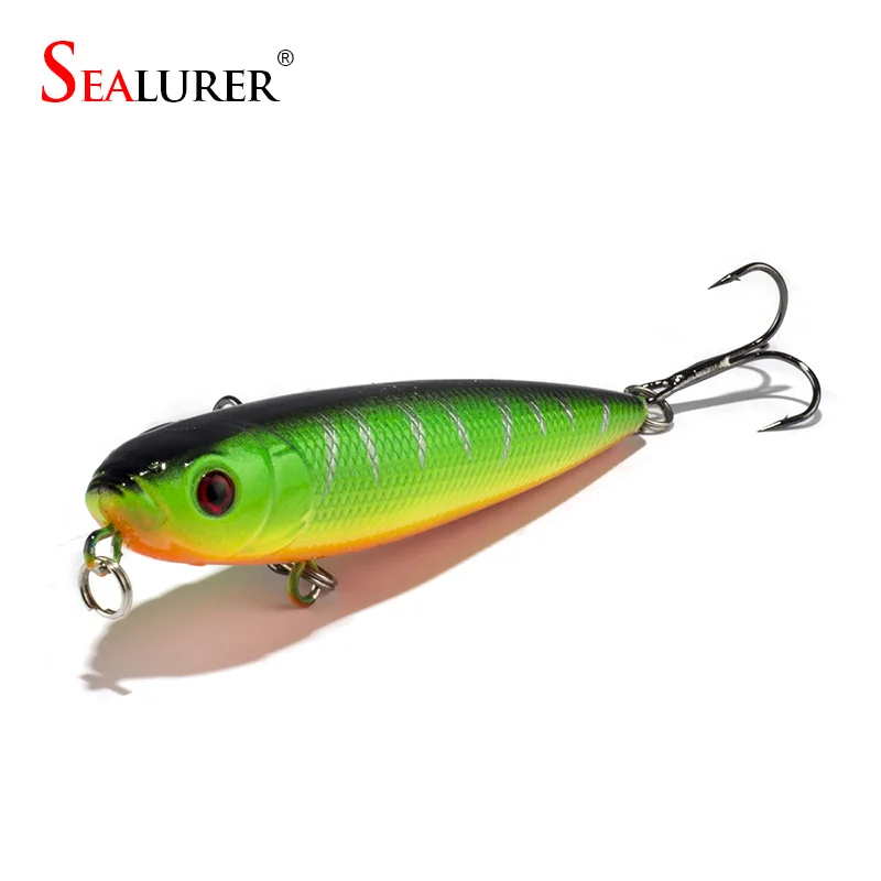 Sealurer 8 см/9 г карандаш рыболовные приманки 6 # крючки Плавающий пластик Pesca жесткая