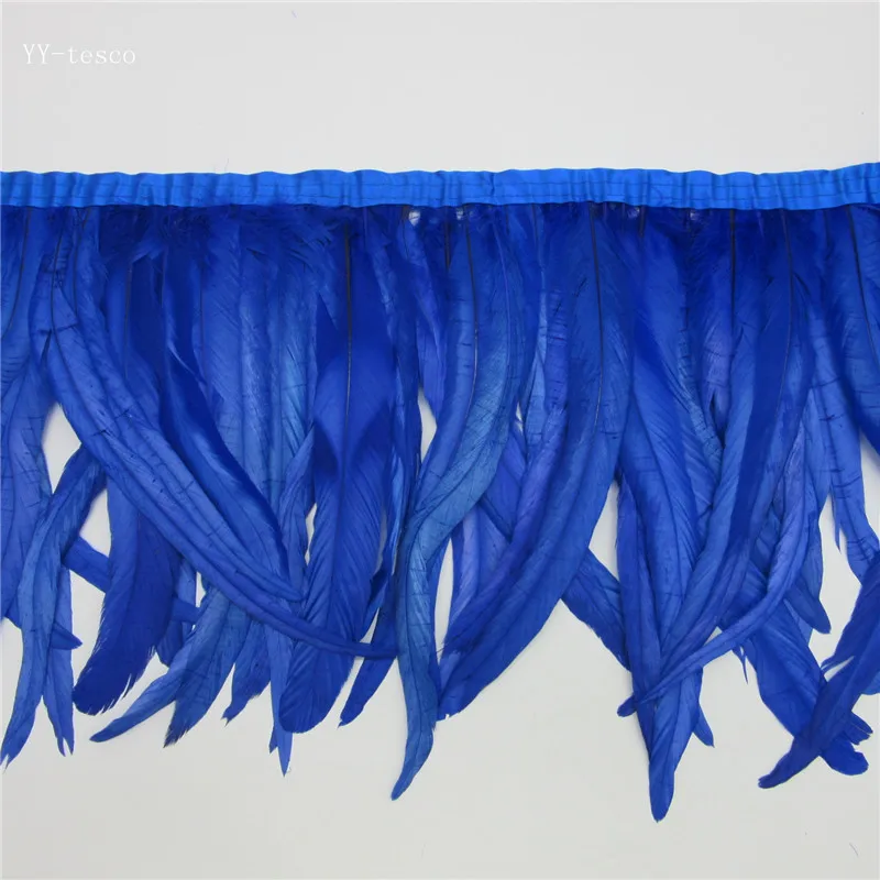 Оптовая продажа 10 ярдов длинные черные высококачественные натуральные петухи