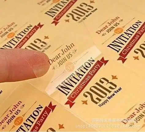 Sinicline высококачественные прозрачные этикетки из ПВХ гигиенические наклейки для