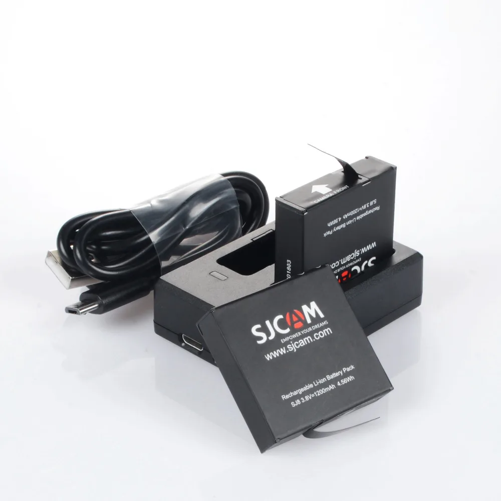 Аксессуары для экшн камеры SJCAM серия SJ8 4 шт. аккумулятор SJ8000 + двойное зарядное