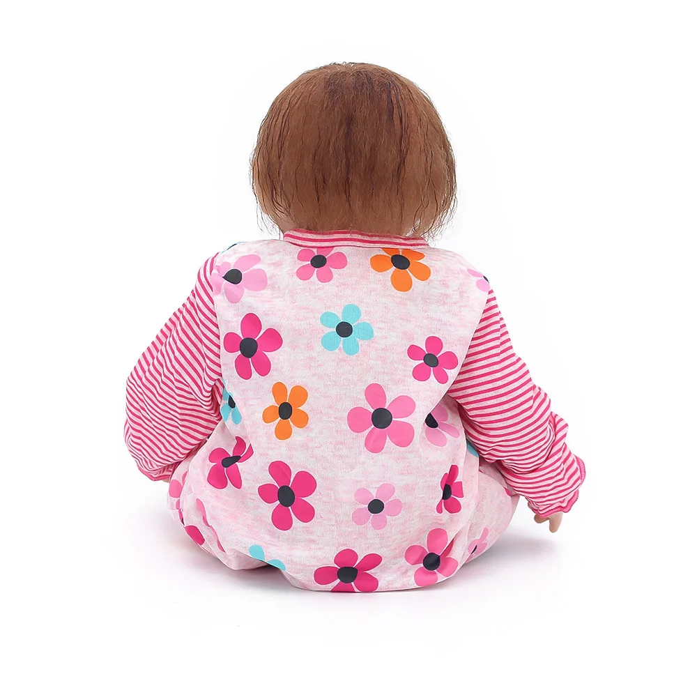 46CM Reborn Baby Dolls silicone Babies realistic bb reborn toy Gifts Real looking newborn toddlers bebe dolls hot sale toys | Игрушки и