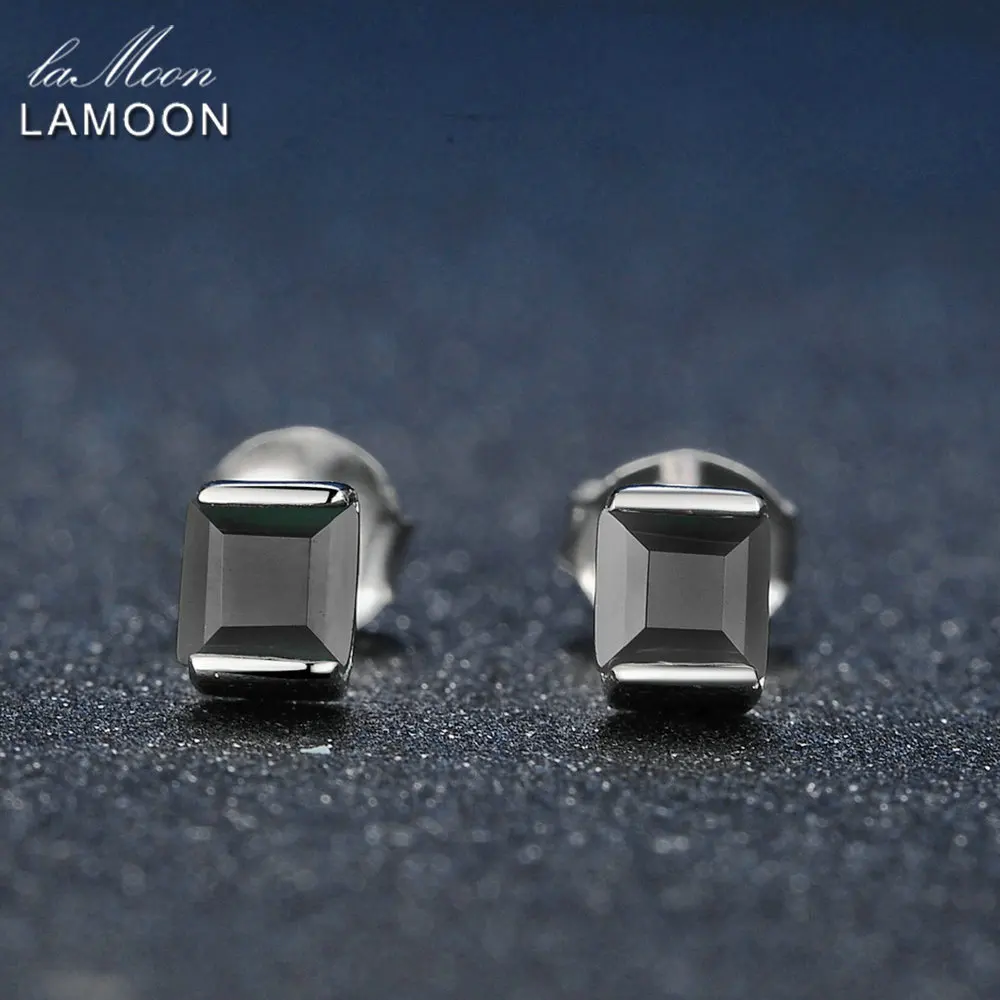 Женский набор украшений из натурального черного халцедона 4 мм 0 6x2 ct 925 пробы