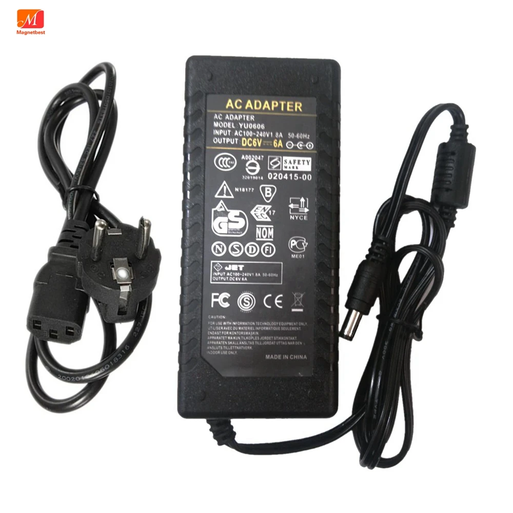 Адаптер переменного и постоянного тока с чипом IC 6 в А 36 Вт|6v power adaptor|dc 6apower 6v |