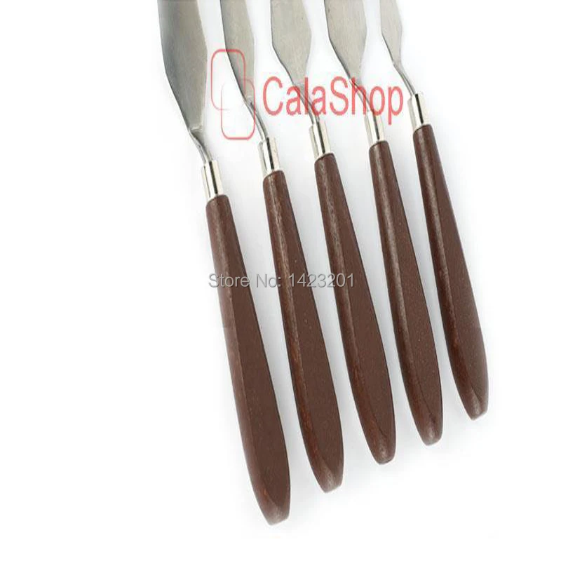 5 шт./лот нержавеющая сталь художественная картина палитра нож Шпатель размеров