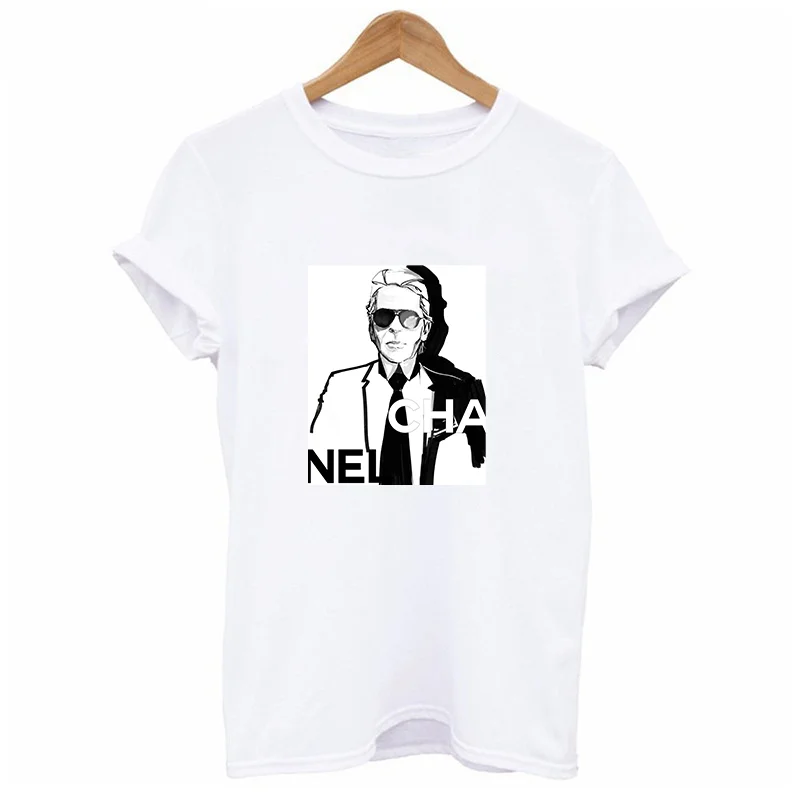 2019 famous art vogue Shirt Women/men white Cotton cat shirt Harajuku Top couple clothes Girlfriend Gifshirt femme | Женская одежда