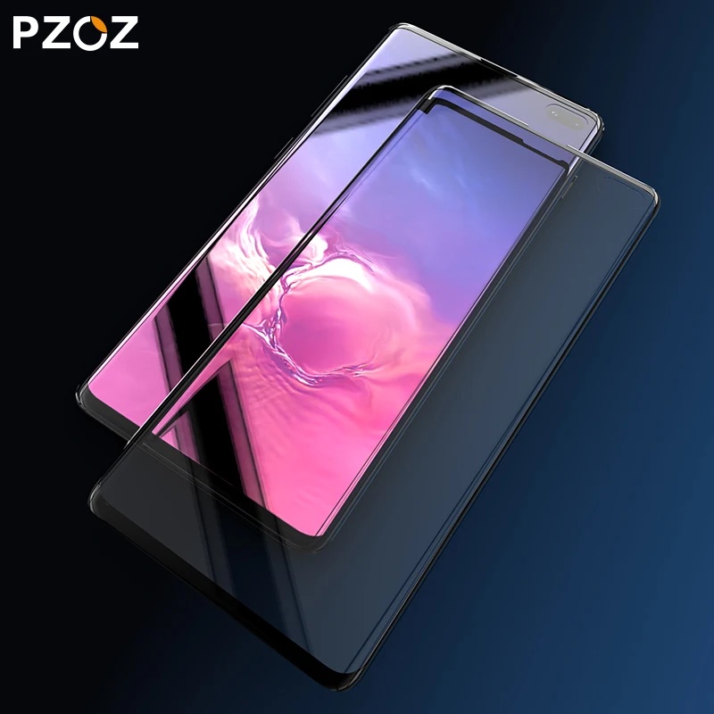 Мягкая защитная пленка PZOZ 3D PET для Samsung Galaxy S10 S8 S9 Plus S10e Note S 8 9|Защитные стёкла и