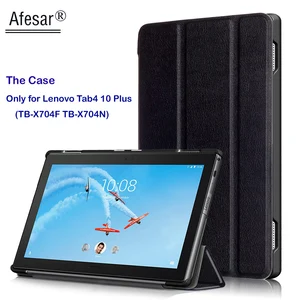 Ультратонкий Магнитный чехол TB X704, умный чехол-подставка 10,1 дюйма для Lenovo Tab4 10 Plus с функцией автоматического сна и карманом для планшета Tab 4 10 plus