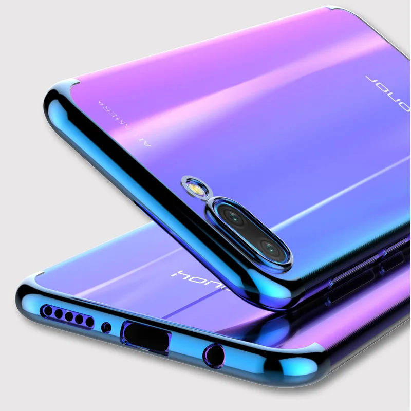 Лазерный металлизированный чехол для телефона Huawei p20 Pro P10 9 плюс Ясно ультра
