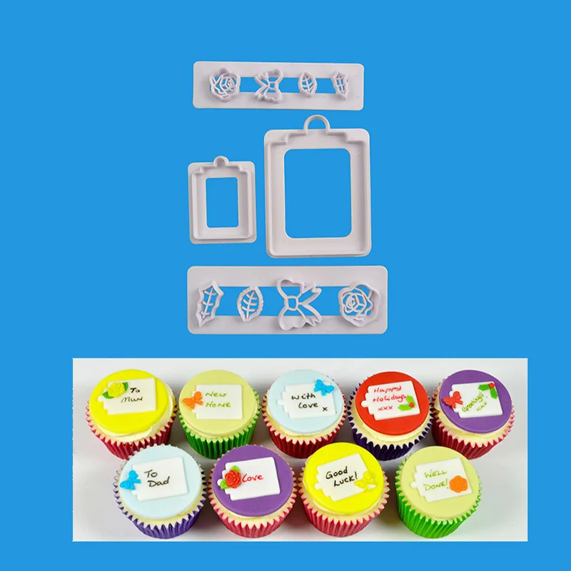 4 шт. Подарочная коробка форма для помадки украшение торта желе печенья сахара