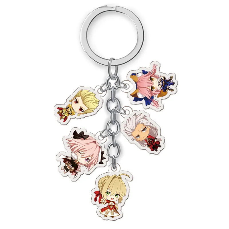 Игра Fate Grand заказ брелок мультфильм фигурка Saber Astolfo акриловый кулон | Украшения и