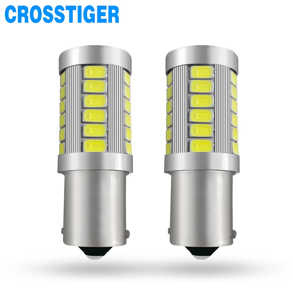 2 шт. 1156 33SMD P21/5 Вт светодиодный Автомобильный задний стоп сигнал лампа s