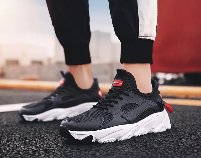 Сезон: весна-лето для мужчин молодежная мода прохладный Flyknit дышащая уличная тенденция спортивная повседневная обувь