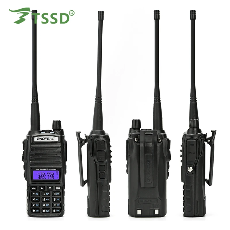 2 шт./лот Baofeng UV-82 портативный Радио УКВ УВЧ двухдиапазонный Comunicador Baofeng UV82 удобная портативная рация наборы+ наушник