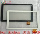 Черно-белый 10,1-дюймовый сенсорный экран для Archos 101E, неоновый для планшета, ПК, сенсорная панель, дигитайзер, стеклянный датчик для замены с логотипом