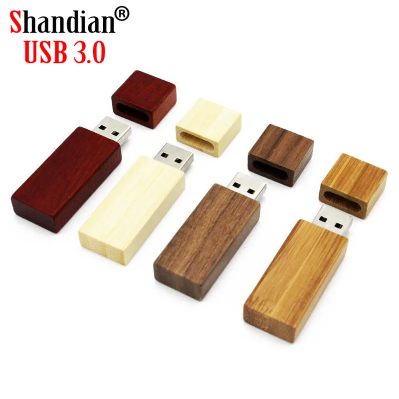 SHANDIAN USB 3,0 Пользовательский логотип Деревянная Карта памяти usb флеш-накопитель ручка-накопитель 4 ГБ 8 ГБ 16 ГБ 32 ГБ 64 ГБ U диск свадебный подарок